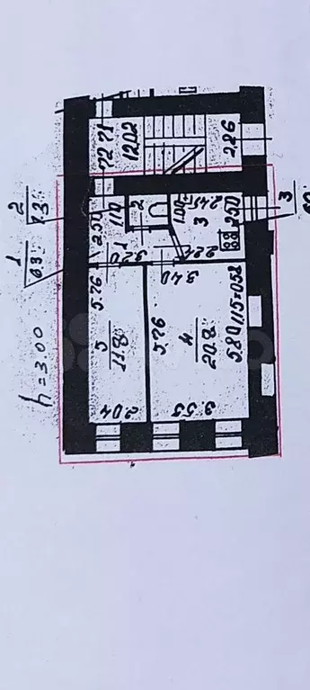 2-к. квартира, 46,2 м, 1/5 эт. - Фото 0