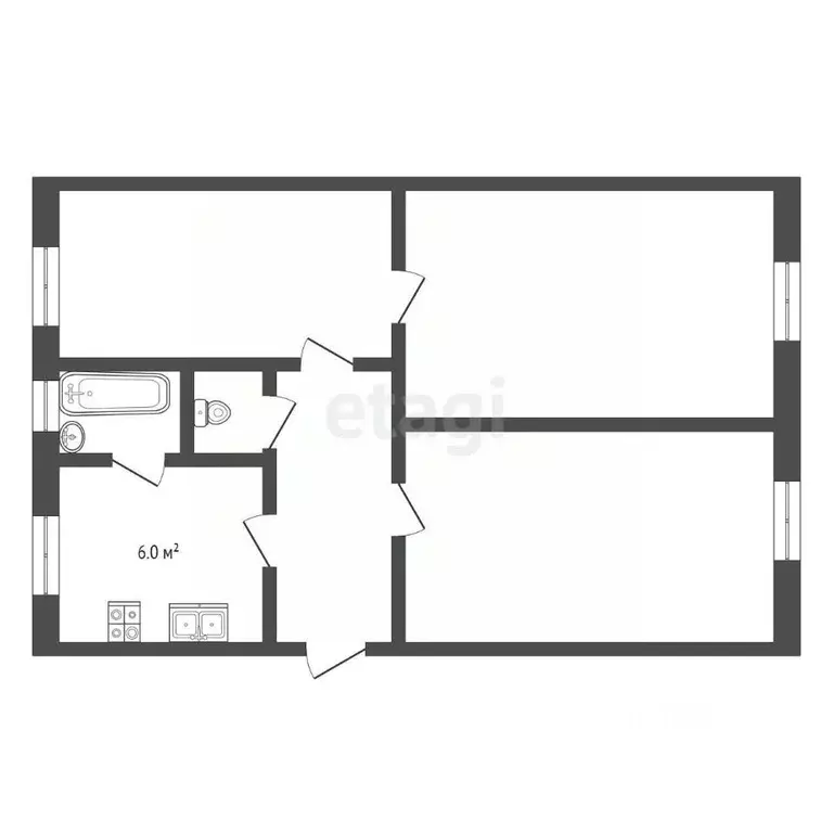 3-к кв. Владимирская область, Муром ул. Кирова, 18 (67.7 м) - Фото 1