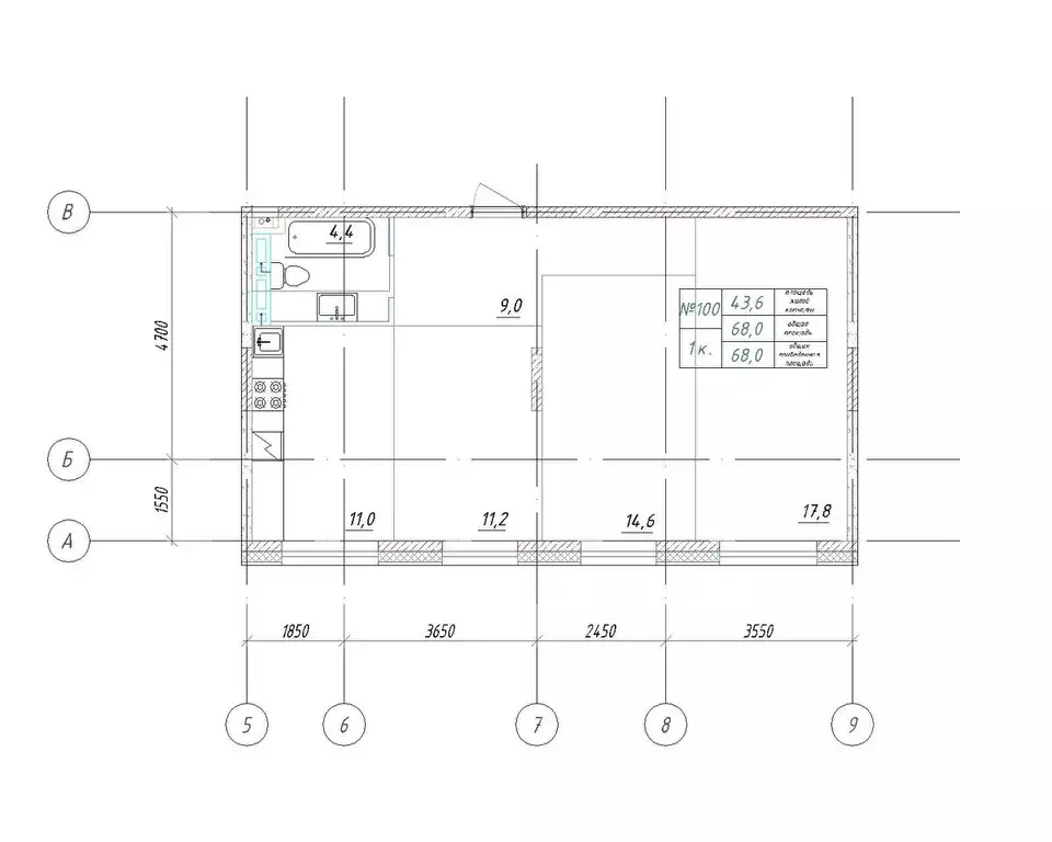 1-к кв. Приморский край, Большой Камень ул. Ленина, 14 (68.0 м) - Фото 1
