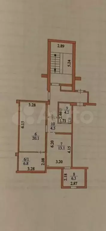 3-к. квартира, 109,5 м, 5/6 эт. - Фото 0