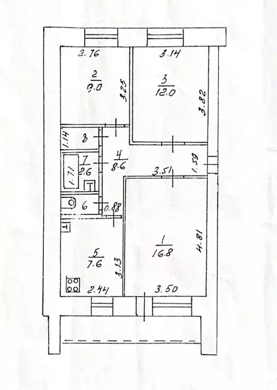 3-к кв. Кировская область, Киров Советская ул., 77 (59.6 м) - Фото 2