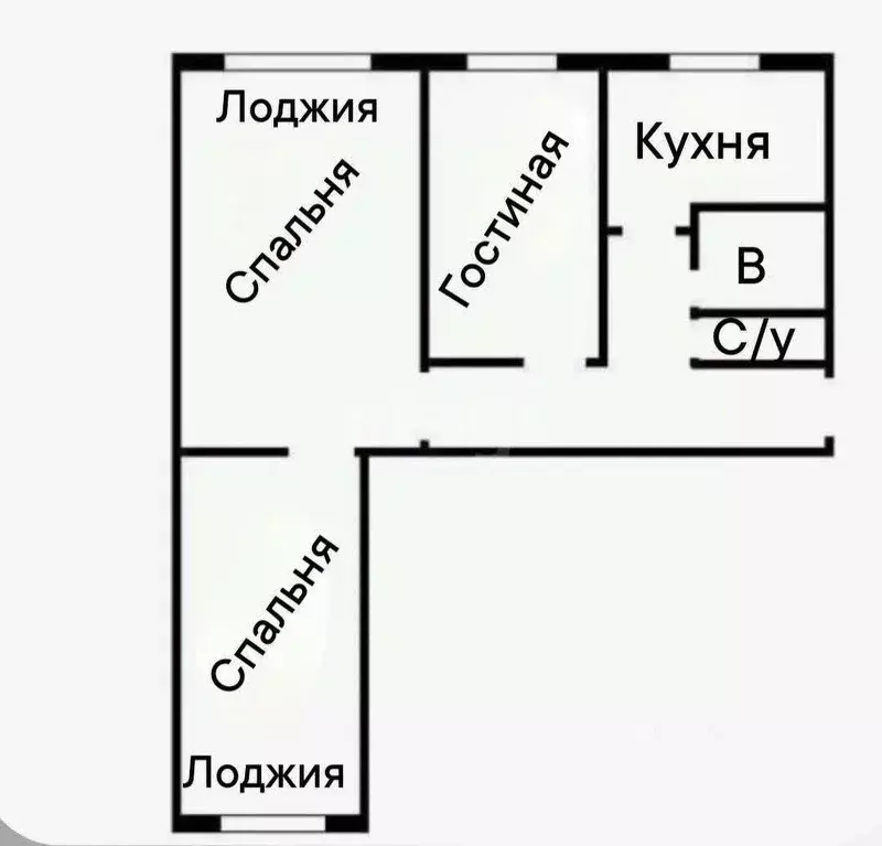 3-к кв. Приморский край, Владивосток ул. Шошина, 13 (55.5 м) - Фото 2