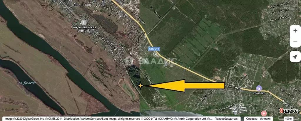 Участок в Рязанская область, Рязанский район, Дубровическое с/пос, с. ... - Фото 2