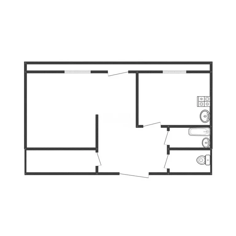 1-комнатная квартира: Воронеж, улица Перевёрткина, 47 (33.2 м) - Фото 1