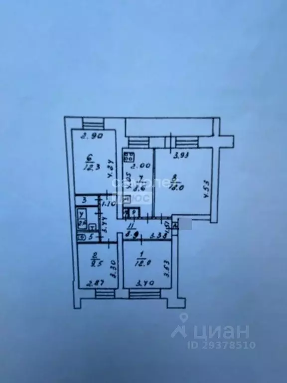 4-к кв. Кировская область, Киров ул. Пушкина, 32а (74.9 м) - Фото 1