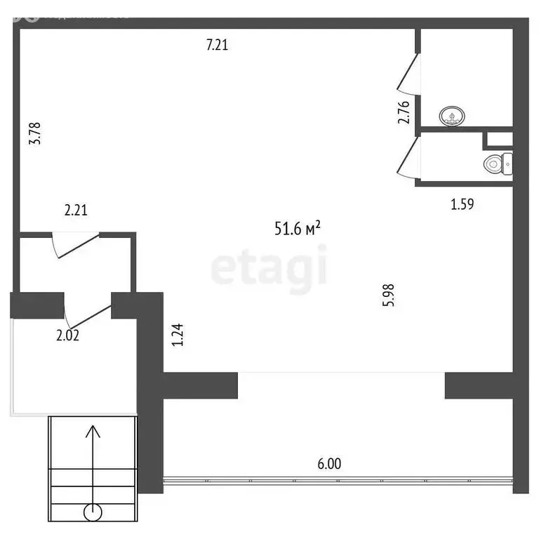Помещение свободного назначения (60 м) - Фото 1