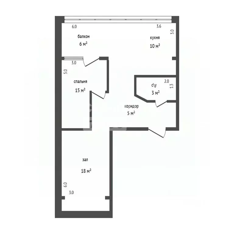 2-к кв. Дагестан, Дербент ул. Владимира Ленина, 5 (60.0 м) - Фото 2