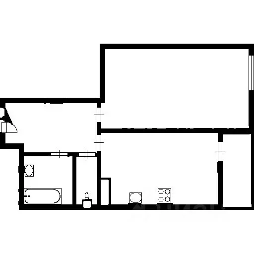 1-к кв. Санкт-Петербург Комендантский просп., 60к1 (41.3 м) - Фото 2