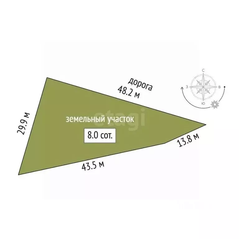 Участок в Ростовская область, Аксайский район, Большелогское с/пос, ... - Фото 1