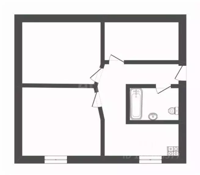 3-к кв. Воронежская область, Борисоглебск Аэродромная ул., 1 (55.7 м) - Фото 2
