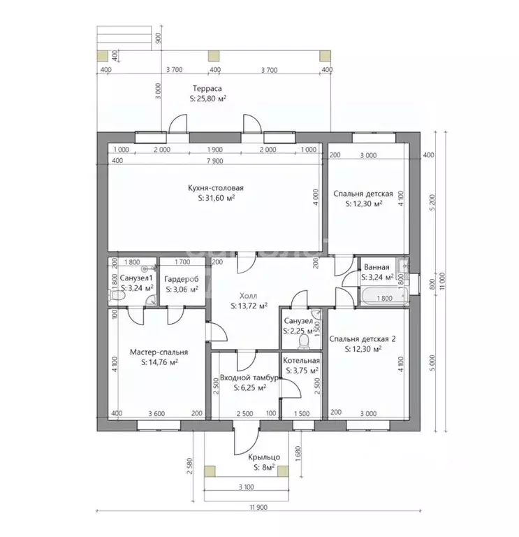 Дом в Курская область, Курск Цыганский Бугор кв-л,  (70 м) - Фото 2