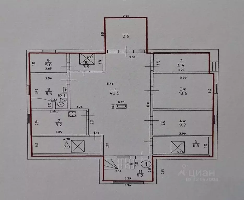 5-к кв. Калининградская область, Зеленоградск 1-й Октябрьский пер. ... - Фото 2