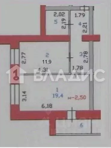 1-к кв. Пензенская область, Пенза ул. Собинова, 14 (44.6 м) - Фото 1