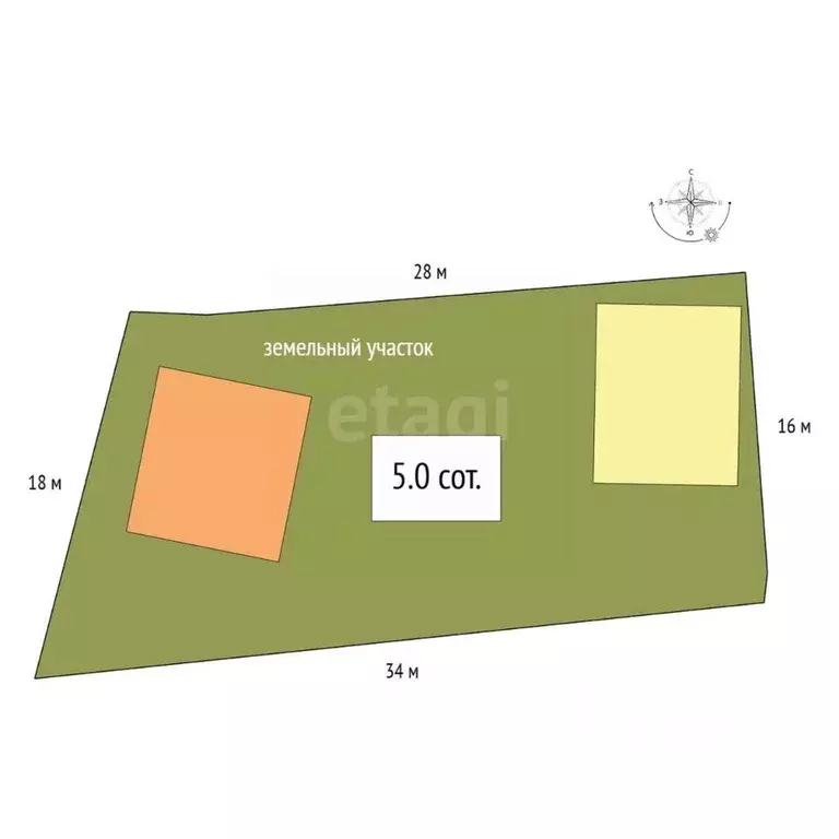 Участок в Новосибирская область, Новосибирск Прибой СНТ, 39 (5.0 сот.) - Фото 1