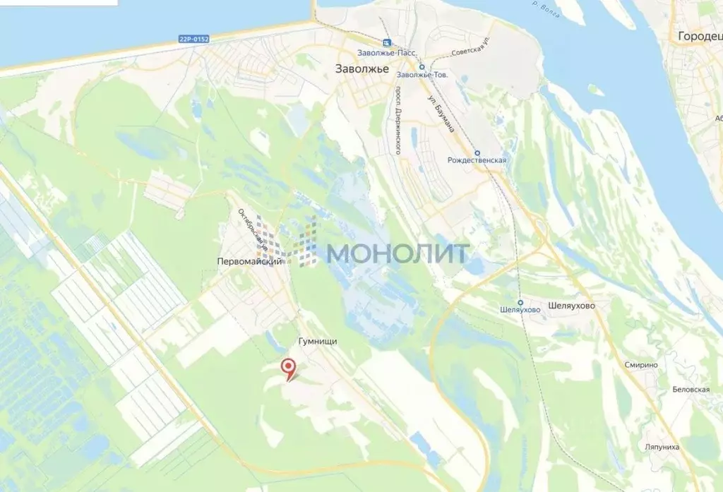 Участок в Нижегородская область, Балахнинский муниципальный округ, д. ... - Фото 2