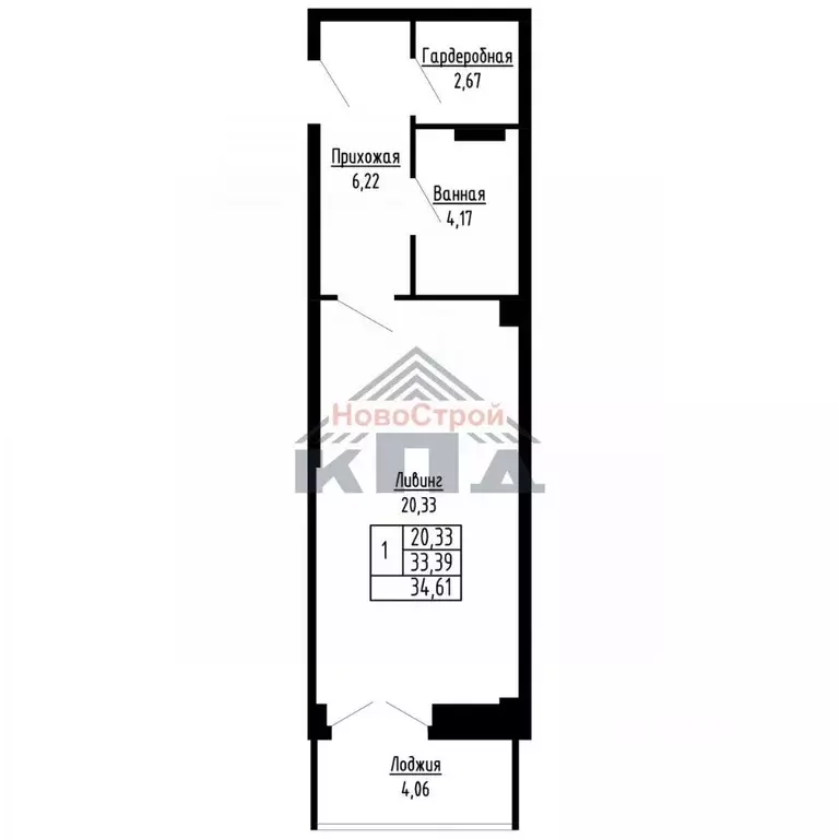 1-к кв. Омская область, Омск ул. Фрунзе (35.0 м) - Фото 0