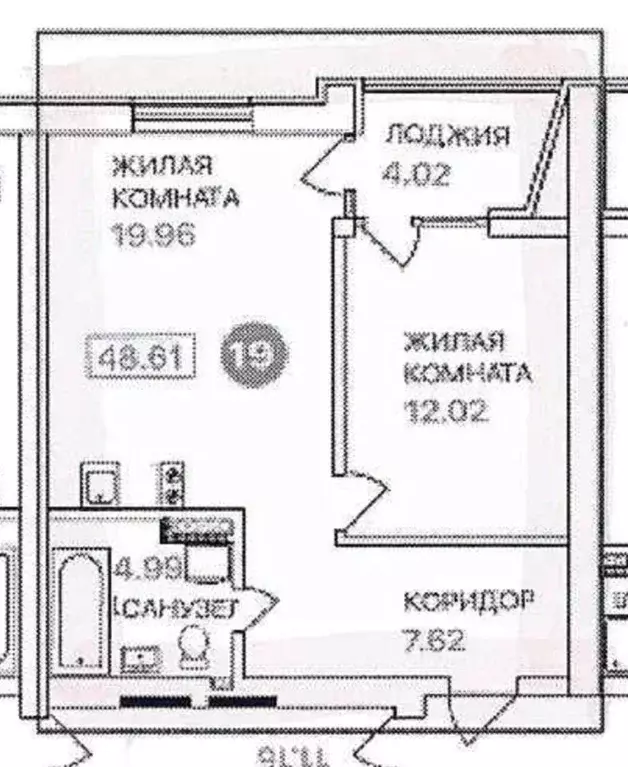 2-к кв. Калининградская область, Светлогорск ул. Кленовая, 2 (44.8 м) - Фото 2