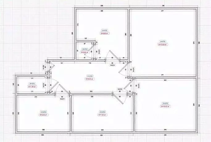 4-к кв. Ингушетия, Назрановский район, с. Яндаре, Новый мкр 10 (96.0 ... - Фото 1