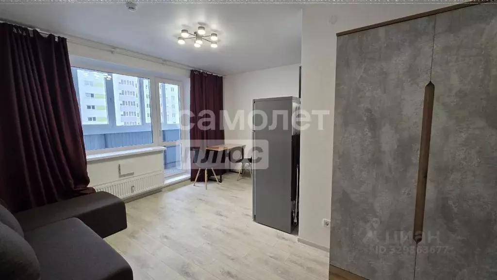 Студия Пермский край, Пермь ул. Гашкова, 56к2 (23.7 м) - Фото 2