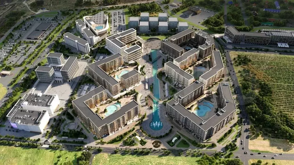 Апартаменты-студия, 28,1 м, 3/9 эт. - Фото 0