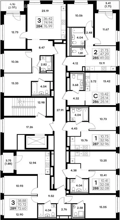 2-комнатная квартира: Казань, ЖК Глоракс Экосити (49 м) - Фото 1