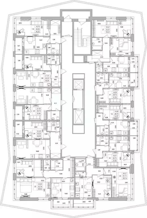 2-к кв. Белгородская область, Белгород Славянская ул. (59.21 м) - Фото 1