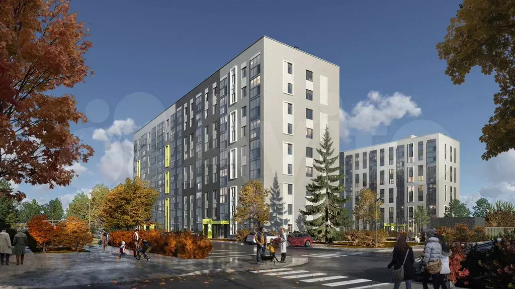 Квартира-студия, 26,4 м, 8/9 эт. - Фото 1