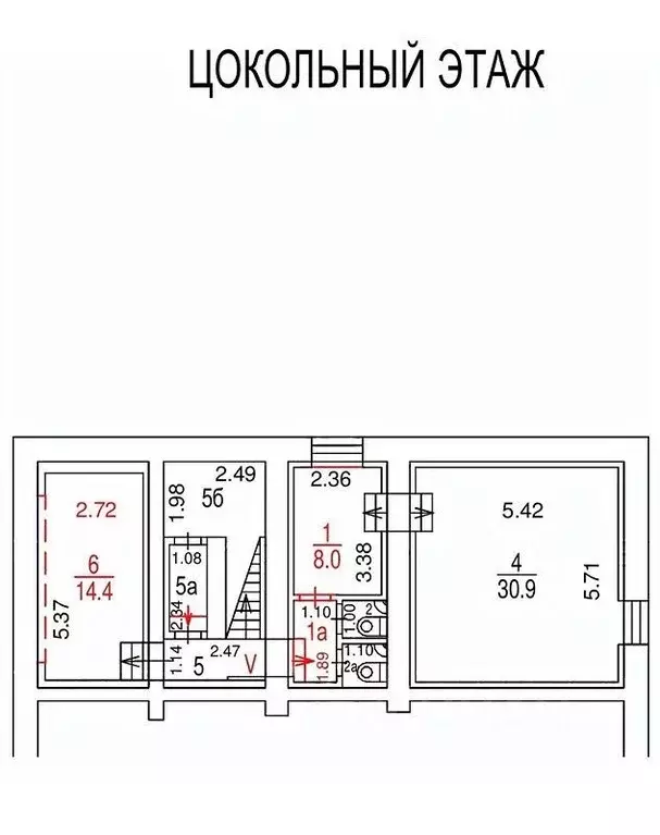 Помещение свободного назначения в Москва ул. Марии Ульяновой, 16 (70 ... - Фото 1