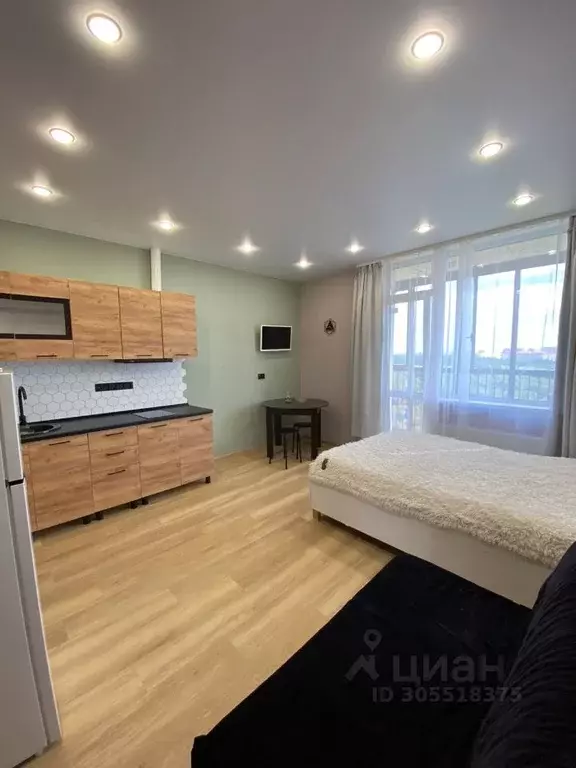 Студия Новосибирская область, Новосибирск Рябиновая ул., 14/1 (27.0 м) - Фото 1