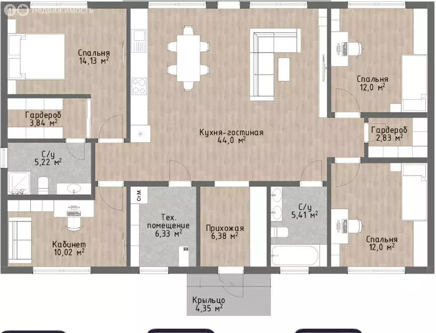 Дом в деревня Князево, 8 (182 м) - Фото 1