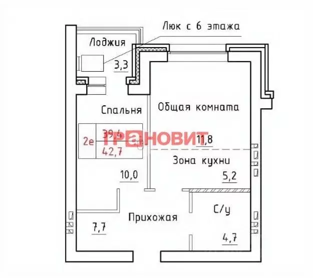 1-к кв. Новосибирская область, Новосибирский район, Мичуринский ... - Фото 1