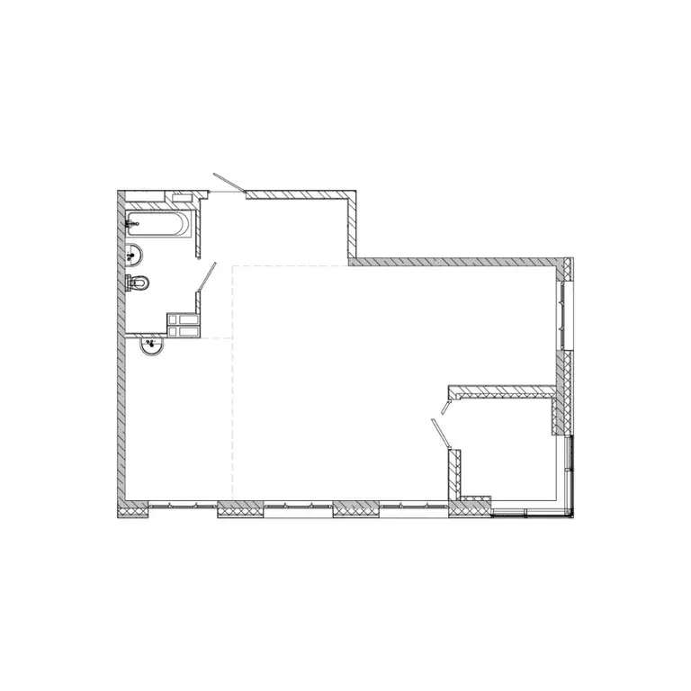 2-к кв. Приморский край, Владивосток Посейдония жилой комплекс (75.43 ... - Фото 1