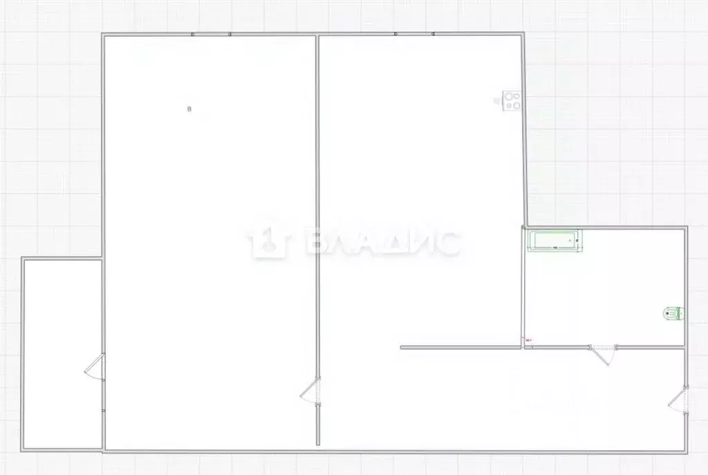 1-к кв. Пензенская область, Пенза ул. Суворова, 151 (48.0 м) - Фото 2
