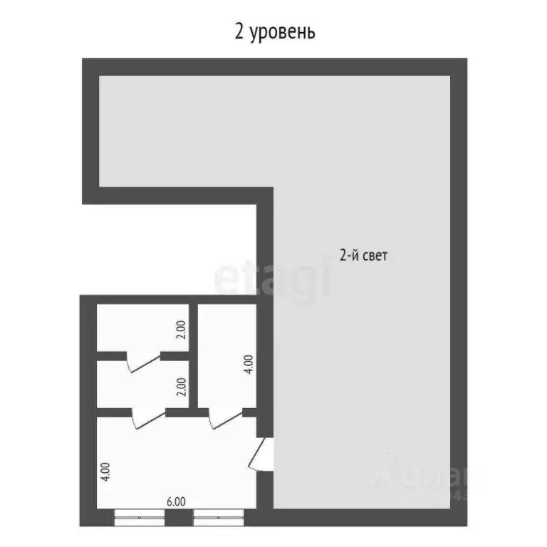 Торговая площадь в Мордовия, Саранск Строительная ул., 1 (2048 м) - Фото 2
