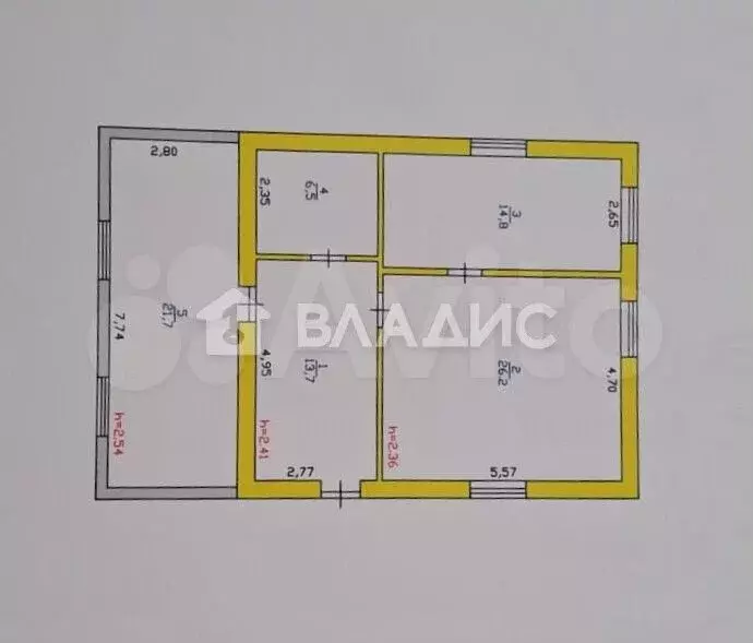 Дом 82,9 м на участке 25 сот. - Фото 0