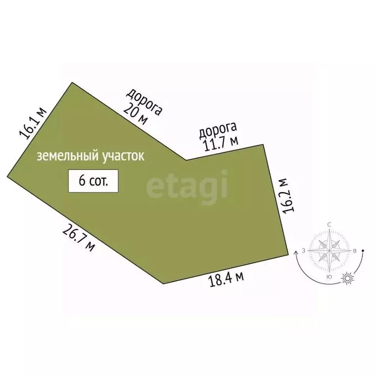 Участок в Крым, Сакский район, Суворовское с/пос, с. Лиманное ул. ... - Фото 2