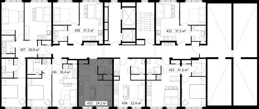 Студия Московская область, Ленинский городской округ, д. Сапроново, ... - Фото 2