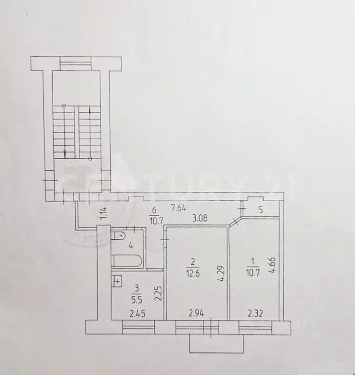 2-к кв. Пермский край, Пермь ул. Льва Шатрова, 8 (43.6 м) - Фото 1