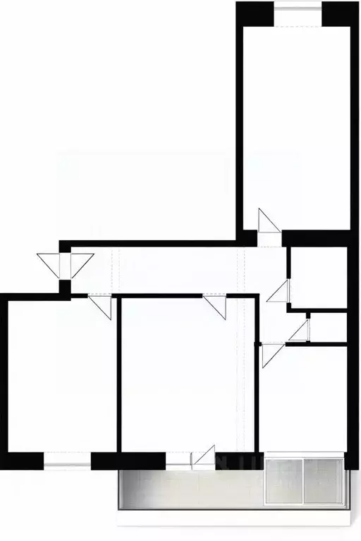 3-к кв. Рязанская область, Рязань ул. Бирюзова, 1к7 (76.0 м) - Фото 2