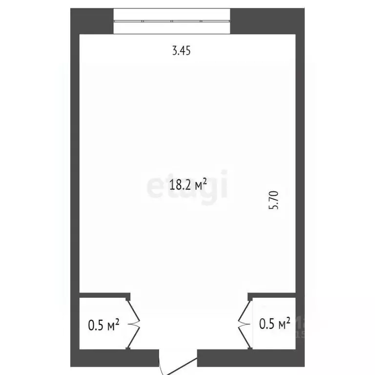 Студия Хабаровский край, Хабаровск Геодезическая ул., 4/1 (18.5 м) - Фото 2