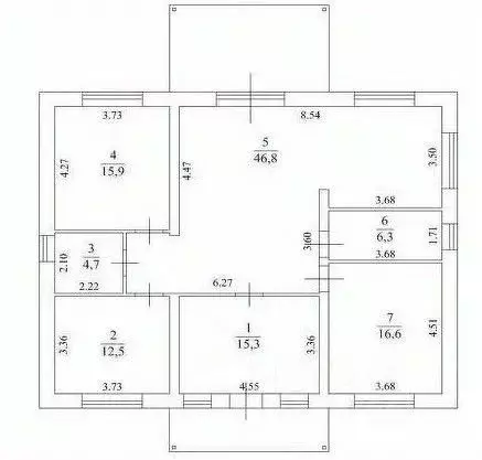 Дом в Тверская область, Калининский муниципальный округ, д. Сакулино ... - Фото 1