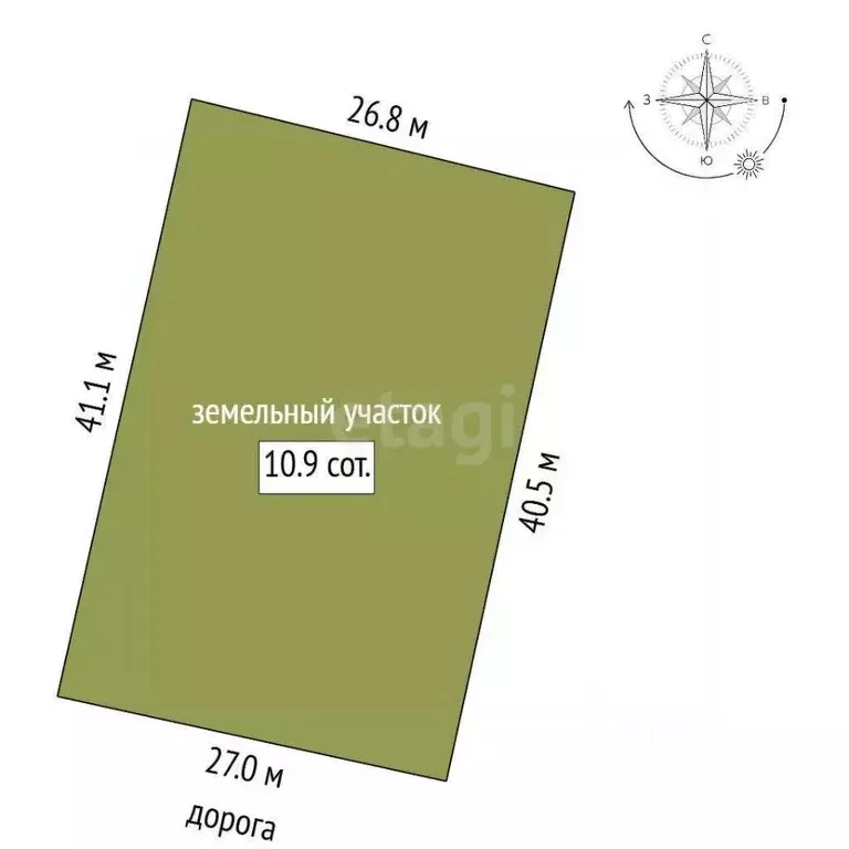 Участок в Мордовия, Кочкуровский район, с. Булгаково  (10.0 сот.) - Фото 1