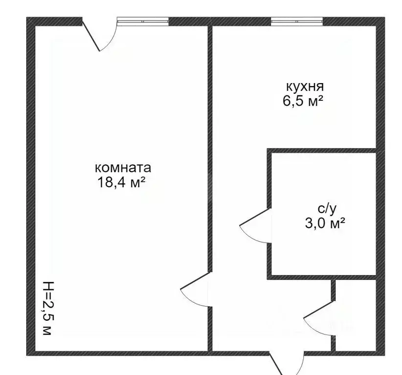 1-к кв. Костромская область, Кострома Катушечная ул., 92 (30.3 м) - Фото 0