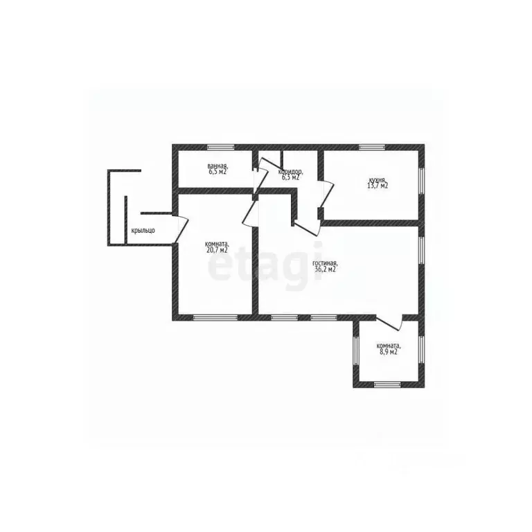 Дом в Адыгея, Шовгеновский район, Мамхегское с/пос, Мамхег аул ул. ... - Фото 2