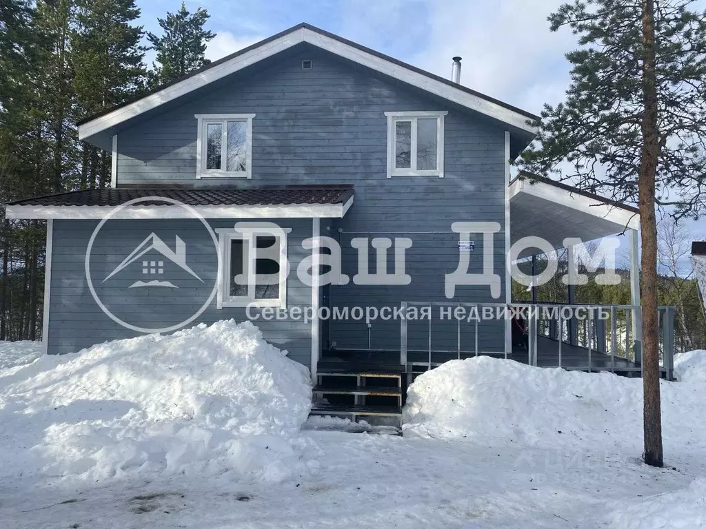 Коттедж в Мурманская область, Кольский муниципальный округ, Пушной ... - Фото 1