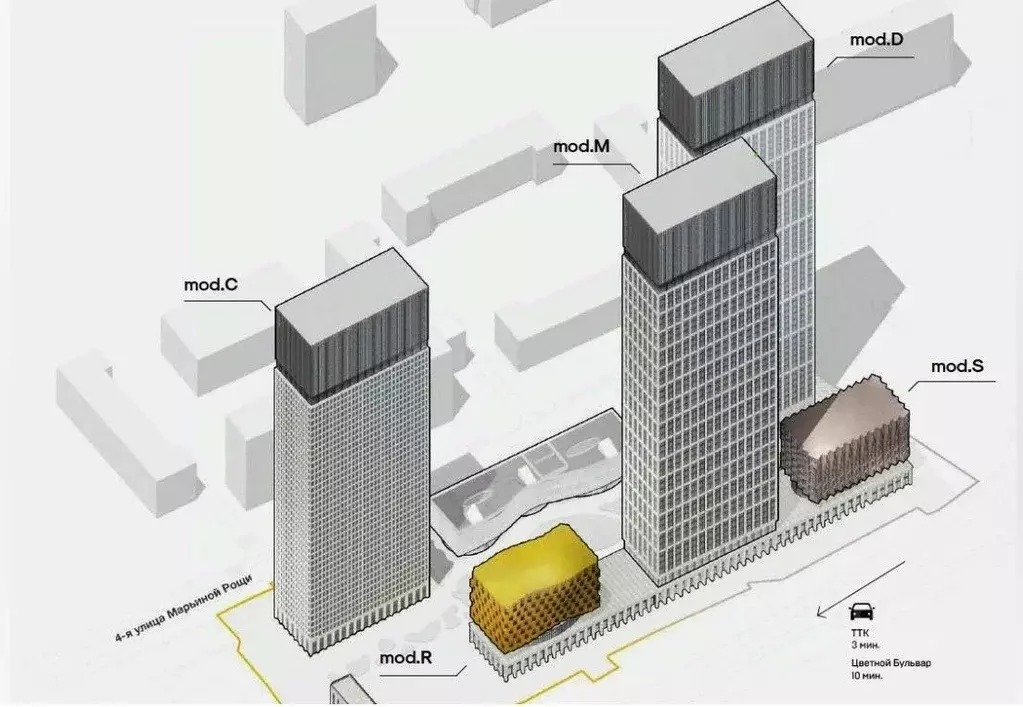 4-к кв. Москва ул. 4-я Марьиной рощи, 12к2 (85.52 м) - Фото 1