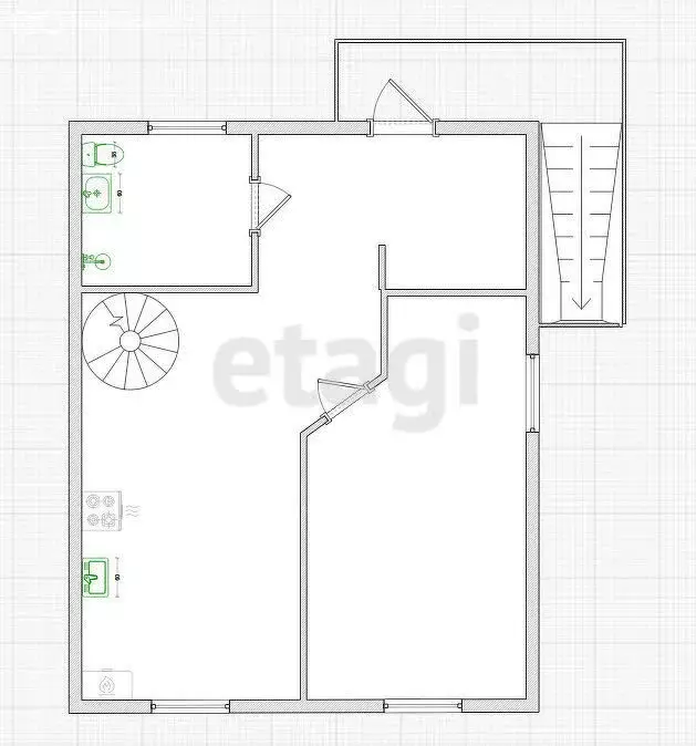 4-комнатная квартира: деревня Зубино, 31 (98.6 м) - Фото 1