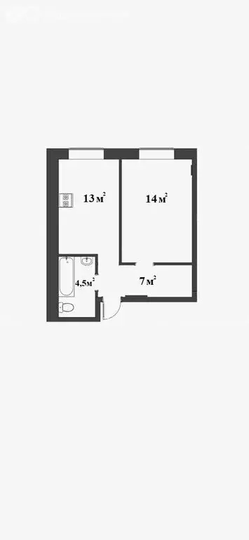 1-комнатная квартира: Всеволожск, шоссе Дорога Жизни, 7к3 (38.5 м) - Фото 1