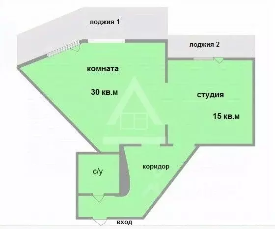 2-к кв. челябинская область, челябинск ул. косарева, 71 (70.4 м) - Фото 1