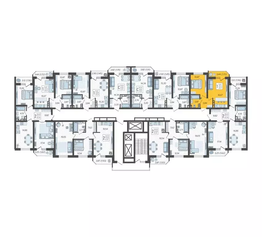 1-комнатная квартира: Краснодар, Уральская улица, 87/7 (36.97 м) - Фото 2